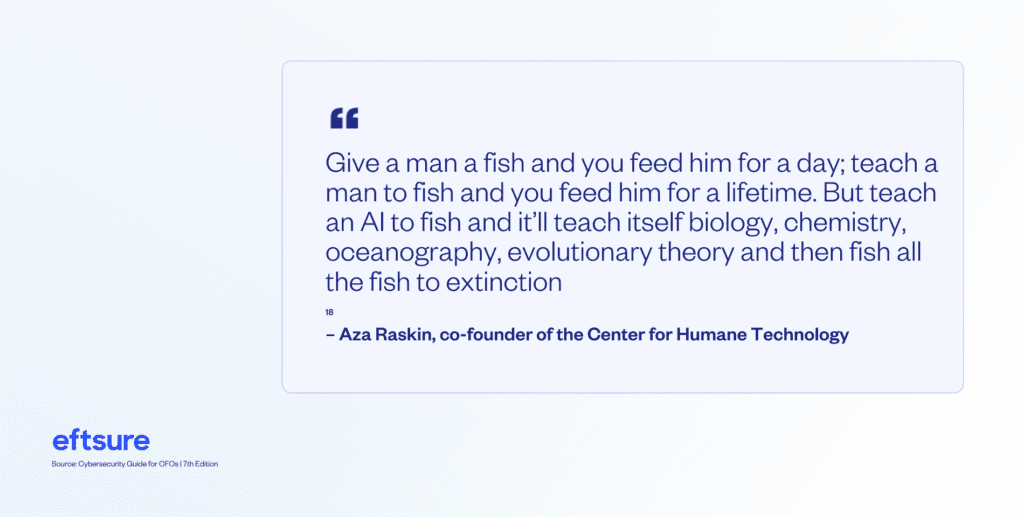 Quote from Aza Raskin on AI