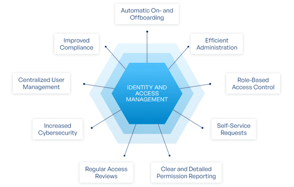 Functions and benefits associated with IAM framework