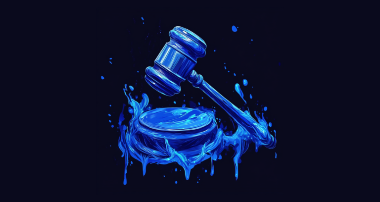 Illustration of a lawyer's gavel